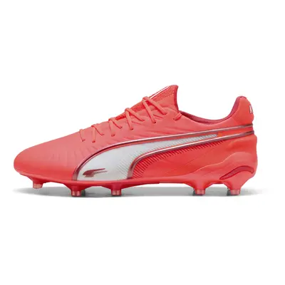 PUMA Botas de fútbol KING ULTIMATE FG/AG, Calzado, Glowing Rojo/Blanco/Rojo Fire, 40.5