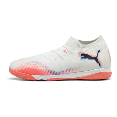 PUMA Botas de fútbol sala FUTURE 8 MATCH unisex, Calzado, Blanco/Negro/Glowing Rojo, 48