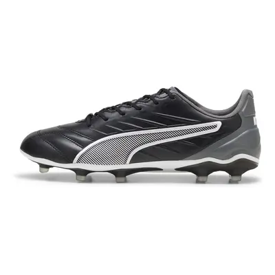 PUMA Botas de fútbol KING PRO FG/AG, Calzado, Negro/Blanco/Cool Dark Gris, 42