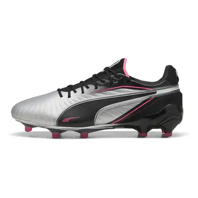 PUMA Botas de fútbol KING ULTIMATE FG/AG para mujer, Calzado, Silver/Negro/Sun Struck, 40