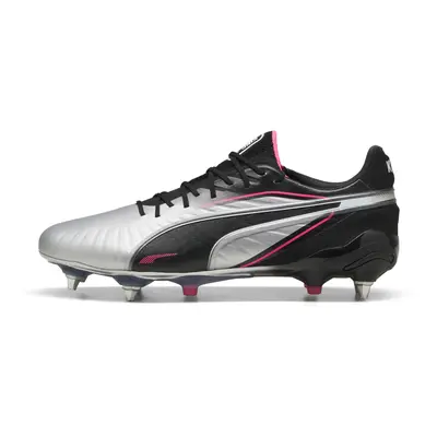 PUMA Botas de fútbol KING ULTIMATE MxSG, Calzado, Silver/Negro/Sun Struck, 45