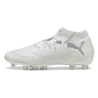 PUMA Botas de fútbol FUTURE 8 ULTIMATE AG, Calzado, Blanco/Matte Silver, 44.5