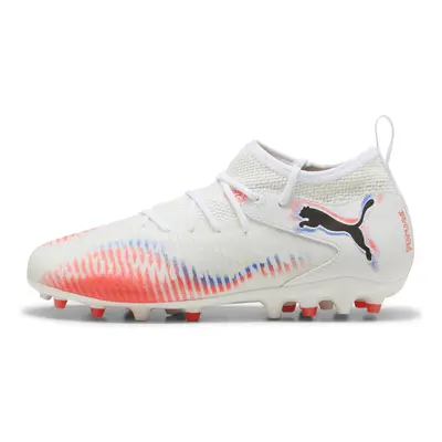 PUMA Botas de fútbol FUTURE 8 MATCH MG juveniles, Calzado, Blanco/Negro/Glowing Rojo, 33