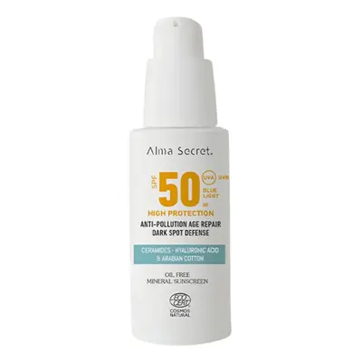 Alma Secret Protector Solar Facial SPF50 | Paco Perfumerías