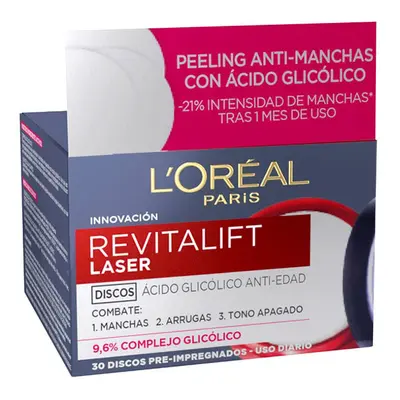 L'Oréal Revitalift Laser Discos Ácido Glicólico Anti-Edad // Precio, Comprar
