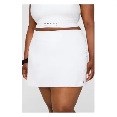 Falda Active (Largo: Mini clásico) Fabletics Blanco Womens 4X plus