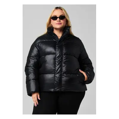 Abrigo puffer Essential Fabletics Negro Womens 2X plus