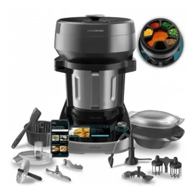 Robot de cocina batidora amasadora Mambo Cooking Unique Cecotec ref. 04701, multifunción, 2200W, 45 funciones, recetas, jarra 4.