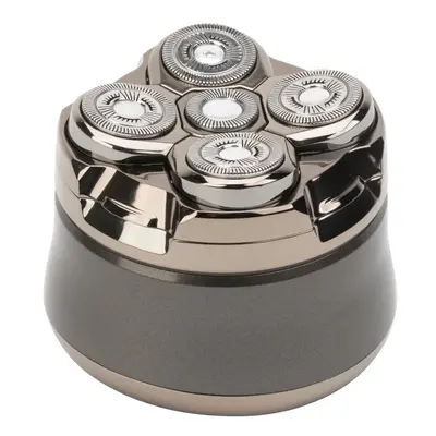 Afeitadora de cabeza Jata JBMA1444, húmedo y seco, 2 niveles, a red y batería, USB-C, autonomía 120 min, dorado