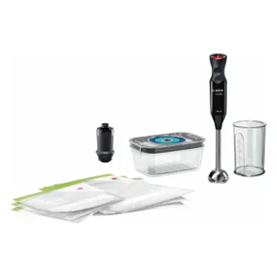 Batidora de mano Bosch MS6CB61V1 1000W con accesorios, bolsas de vacio, de pie varilla inox