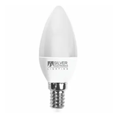 Bombilla vela Silver Electronics 7W E14 5000K  971714