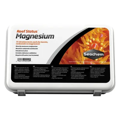 Prueba del agua Seachem Reef Status Carbonate Et Borate