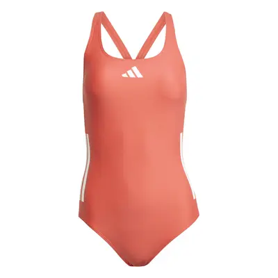 Bañador con la espalda al aire para mujer adidas 3-Stripes