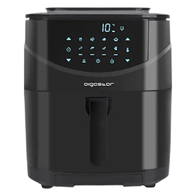 Aigostar Melodía - 2 en 1 Freidora de aire + vaporera, 7L capacidad, pantalla LED táctil, 8 menús preprogramados, 1700W, modo ma