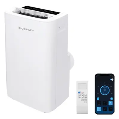 Aigostar Iceberg Smart - Aire Acondicionado Portátil Inteligente, 1337W Climatizador Función Deshumidificador, Modo Descanso. Pa