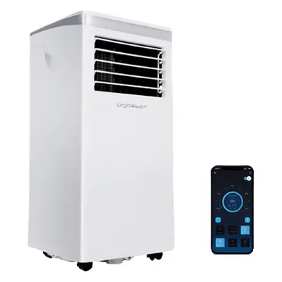 Aigostar Freeze Smart - Aire Acondicionado Portátil inteligente, 1003W, 3 en 1: Deshumidificador, Climatizador, Ventilador. Pant