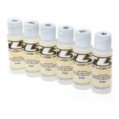 Aceites de silicona TLR para amortiguadores Middle (set de 6x56ml)