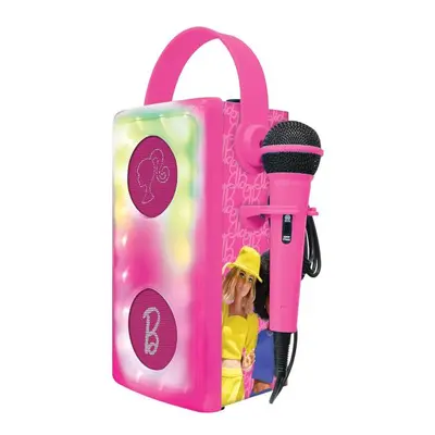 Lexibook Altavoz inalámbrico iluminado con micrófono Barbie