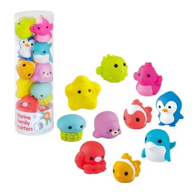 Animales acuáticos blandos que rocían agua (10 uds)