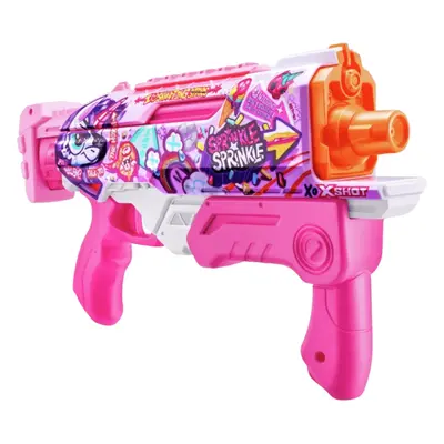 ZURU X-SHOT Pistola de agua Skins - Hyperload Fast fill - rosa