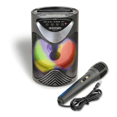 Bontempi Altavoz inalámbrico con micrófono e iluminación RGB