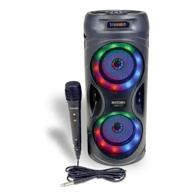 Bontempi Altavoz inalámbrico con micrófono y luces RGB