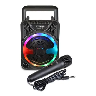 Bontempi Altavoz inalámbrico con micrófono e iluminación RGB