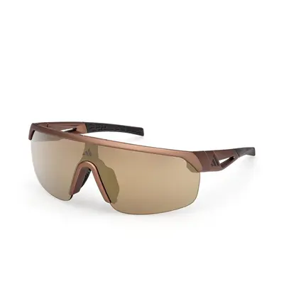 Adidas Sport Mujer SP0109 49G Gafas de sol Inyectado Marrón Marrón Máscara Normal