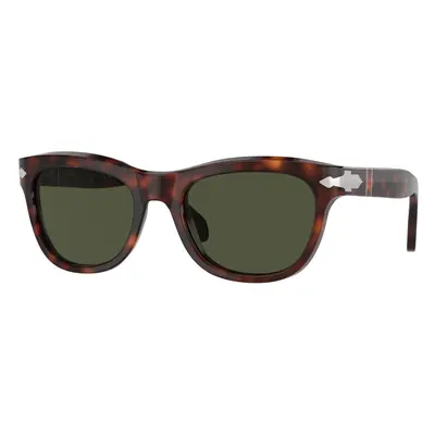 Persol Unisex Persol PO0086S 24/31 Gafas de sol Acetato Tortuga Verde Pillow Normal