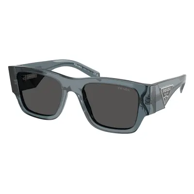 Prada Hombre Prada PR 10ZS 17T08Z Gafas de sol Acetato Azul Gris Pillow Normal