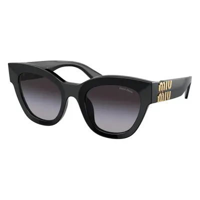 Miu Miu Mujer Miu Miu MU 01YS 1AB5D1 Gafas de sol Acetato Negro Gris Cuadrada Normal Sombreado