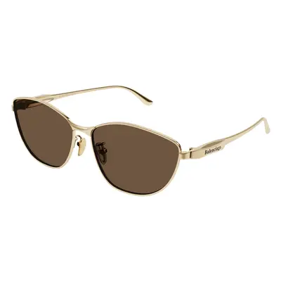 Balenciaga Mujer Balenciaga BB0358SK 003 Gafas de sol Acetato Oro Marrón Cuadrada