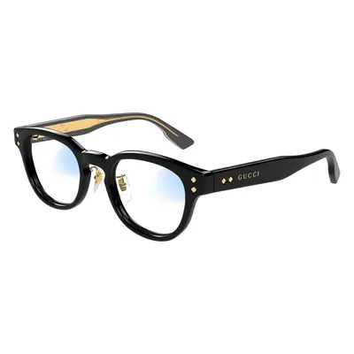 Gucci Hombre Gucci GG1470SJ 001 Gafas de sol Acetato Negro Transparente Redonda Fotocromático