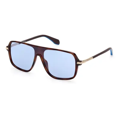 Adidas Unisex Adidas OR0100 52V Gafas de sol Inyectado la Habana Azul Máscara Normal