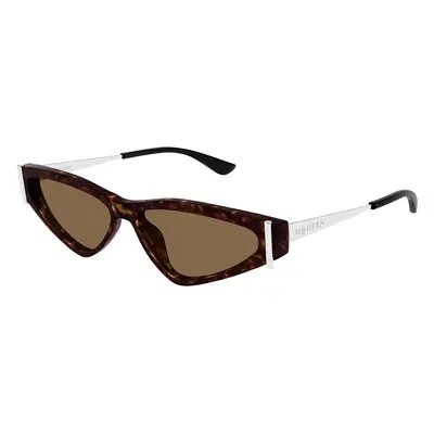 Alexander McQueen Mujer Alexander McQueen AM0493S 002 Gafas de sol Acetato la Habana Marrón Geométrico