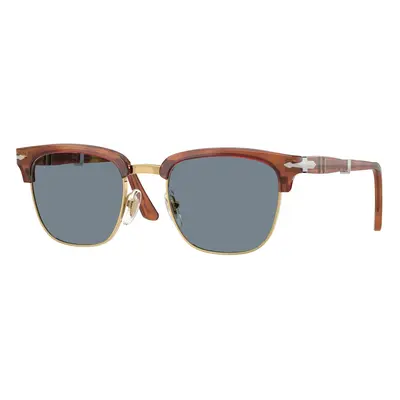 Persol Unisex Persol PO3375S 96/56 Gafas de sol Acetato Marrón Azul Cuadrada Normal