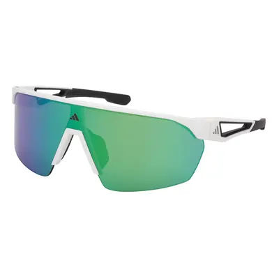 Adidas Sport Unisex Adidas Sport SP0103 ADIDAS ANEMOS 21Q Gafas de sol Inyectado Blanco Verde Máscara Normal