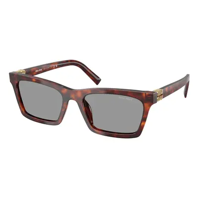Miu Miu Mujer Miu Miu MU A05S 21C40O Gafas de sol Acetato la Habana Gris Cuadrada Normal