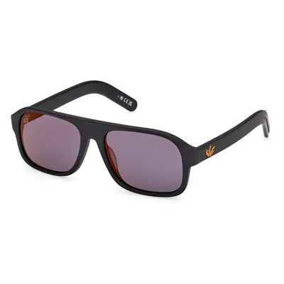 Adidas Unisex Adidas OR0141 02G Gafas de sol Acetato Negro Marrón Piloto Normal