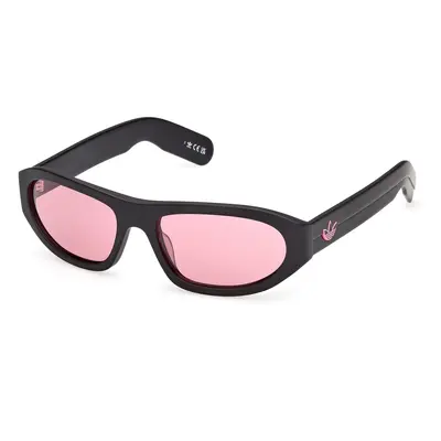 Adidas Unisex Adidas OR0139 02Y Gafas de sol Acetato Negro Violeta Redonda Normal