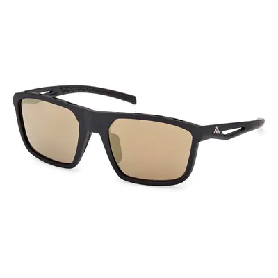 Adidas Sport Unisex Adidas Sport SP0111 02G Gafas de sol Inyectado Negro Marrón Cuadrada Normal