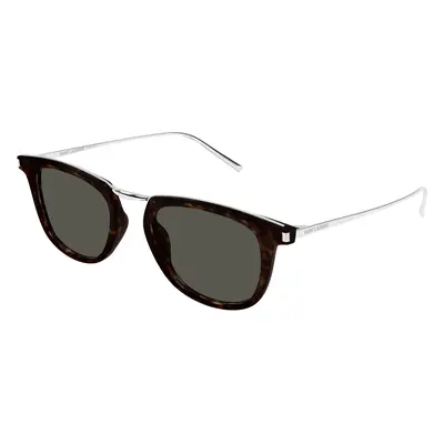 SAINT LAURENT Unisex SAINT LAURENT SL 753 002 Gafas de sol Acetato la Habana Gris Redonda
