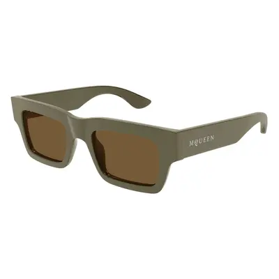 Alexander McQueen Hombre Alexander McQueen AM0508S 003 Gafas de sol Acetato Marrón Marrón Cat Eye