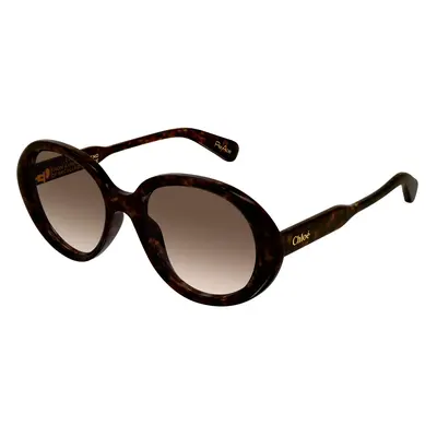 Chloé Mujer Chloé CH0221S 002 Gafas de sol Acetato la Habana Marrón Redonda