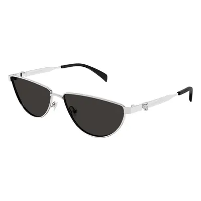Alexander McQueen Mujer Alexander McQueen AM0456S 001 Gafas de sol Acetato Plata Gris Cat Eye