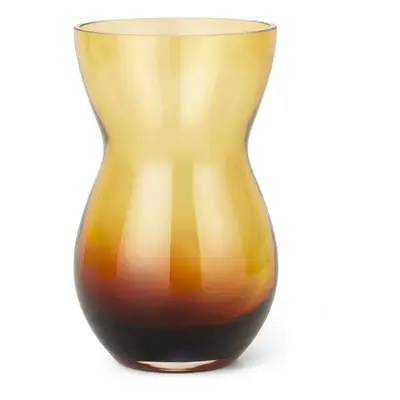 Holmegaard Jarrón Calabas 21 cm Duo burgundy-amber