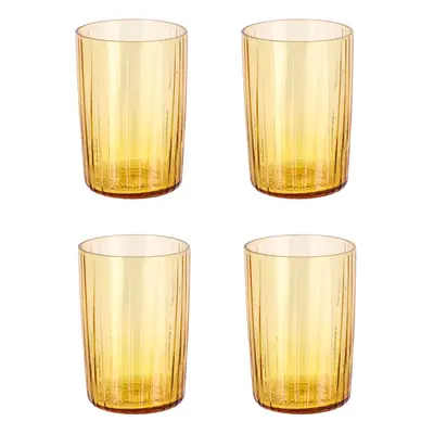 Bitz Vaso de agua Kusintha 28 cl 4 unidades Ámbar