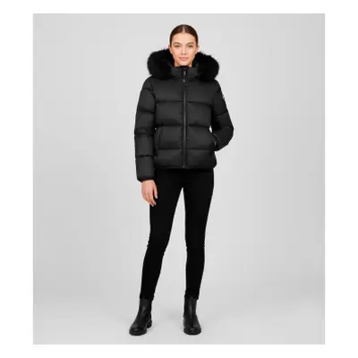 Colmar para niña. 3406E Abrigo de plumas brillante negro (12 Años = 154cm), Casual, Poliéster Reciclado, Sostenible, moda infant