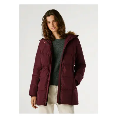 Pepe Jeans para mujer. PL4024336 Abrigo Sarah granate (XS), Casual, Poliéster