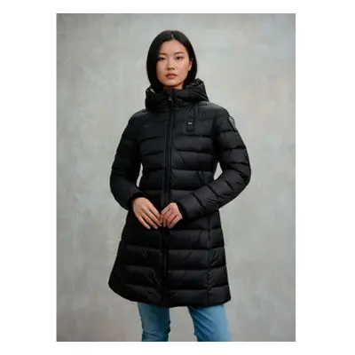 Blauer para mujer. 25WBLDK03102 Abrigo largo Agnes negro (M), Casual, Poliamida